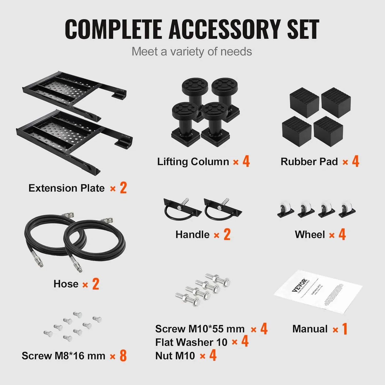 Heavy-Duty Carbon Steel Truck Lift with 120V Power Unit, Portable Car Lift - 7,000 LBS Capacity, 26.8" Max. Height