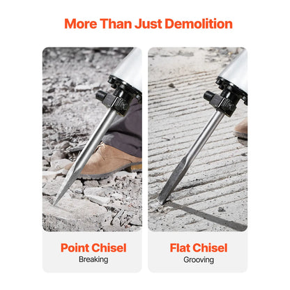 2800W Demolition Jack Hammer 1200 BPM with Case