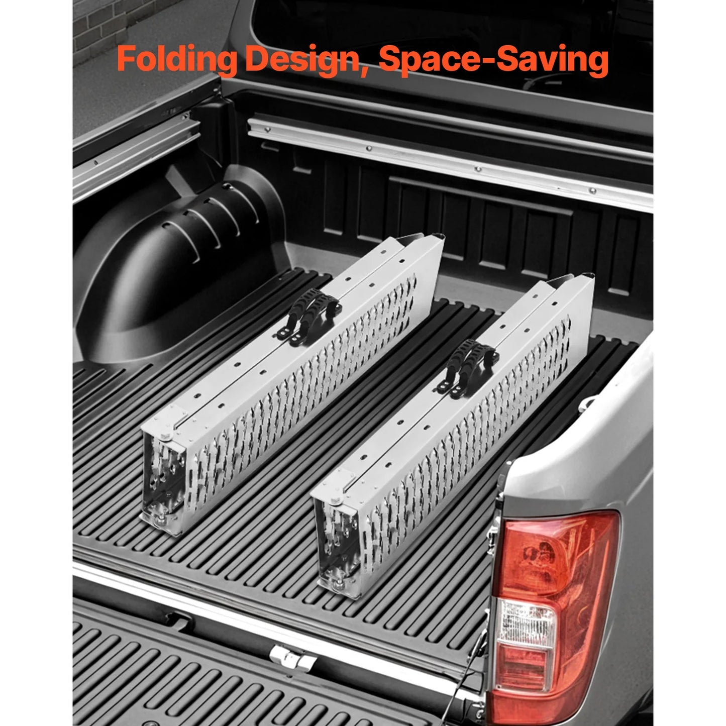 Wide Steel Loading Ramps 1000 lbs for ATV/UTV (Pair)