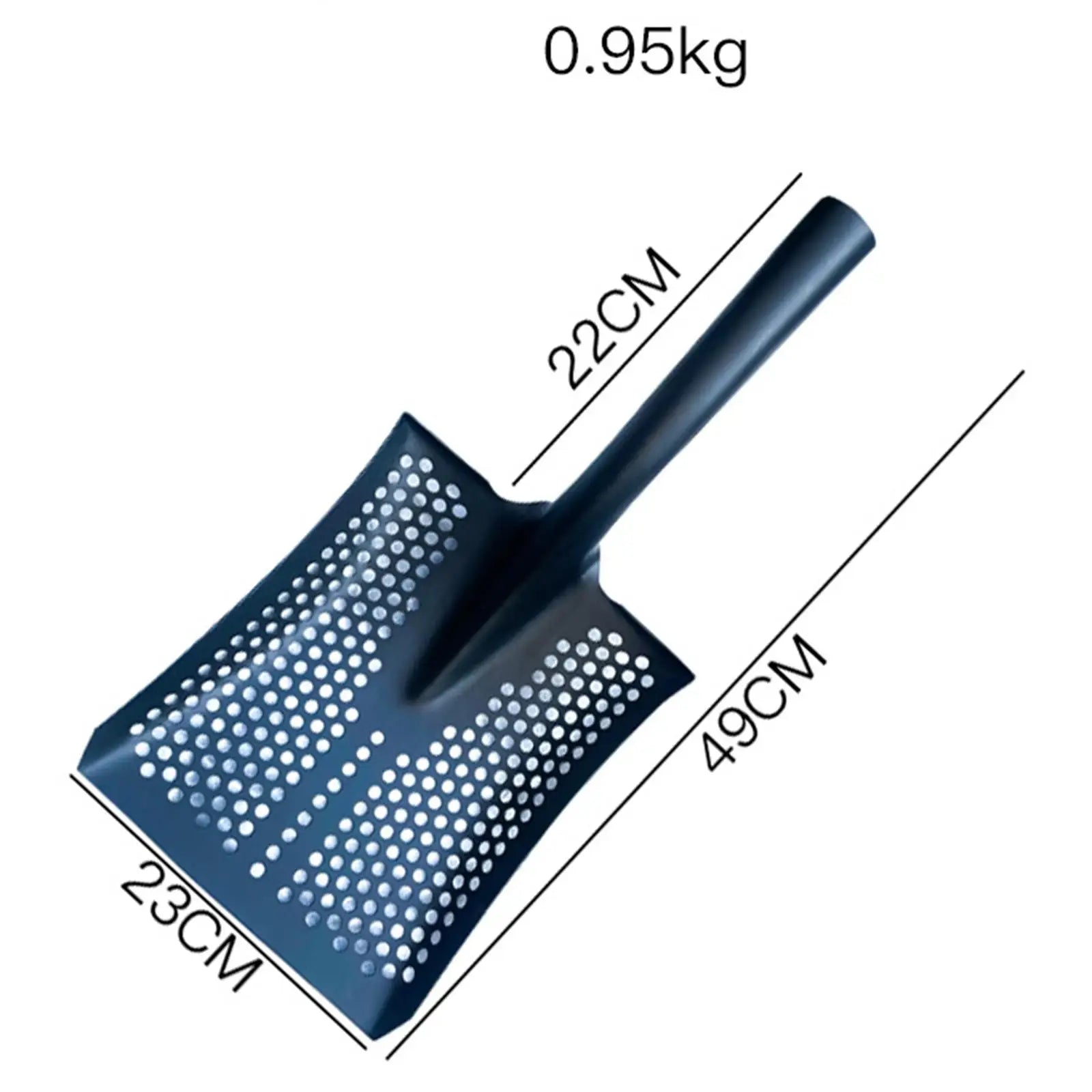 Sifting Shovel Head Lightweight Heavy Duty Easy to Use Portable Screen Sieve for Backyard Sewer Drainage Rocks Outdoor Home