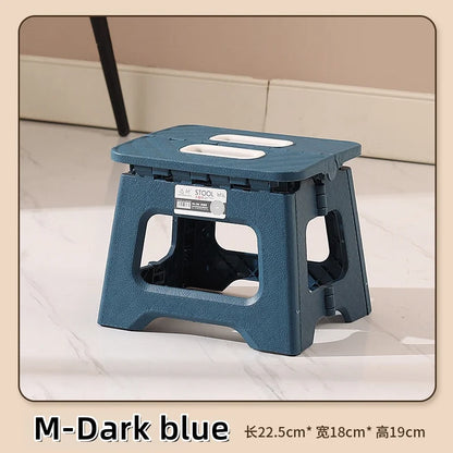 Lightweight Folding Step Stool - Non-Slip Plastic