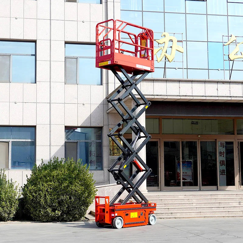 6m 8m 10m 12m 14m Aerial Work Platform Full Automatic Lift Portable Electric Scissor Lifts Table For Indoor Use