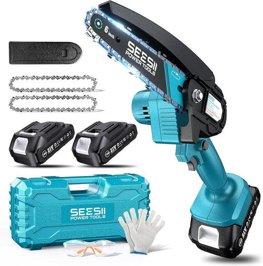 6" Cordless Mini Chainsaw for Makita 18V Battery