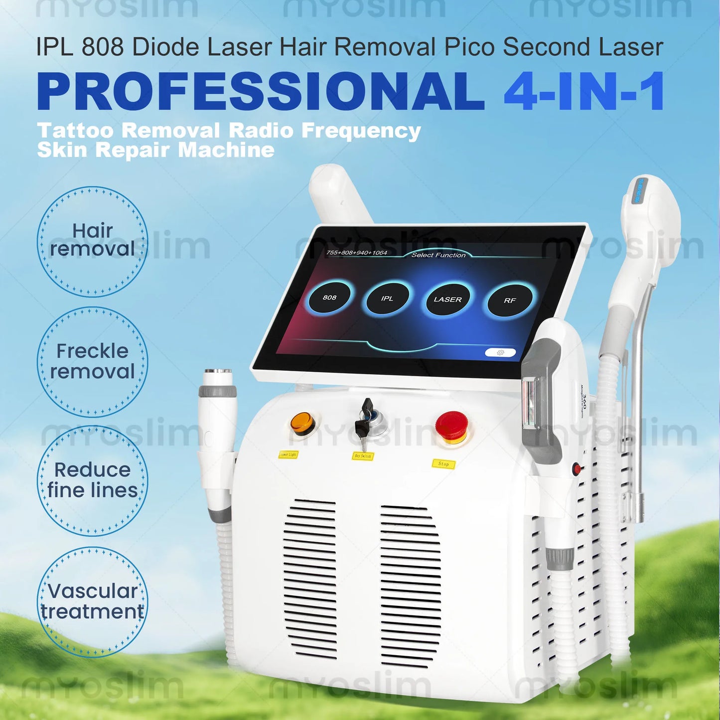 4-in-1 IPL Laser Hair Removal & Tattoo Removal Machine