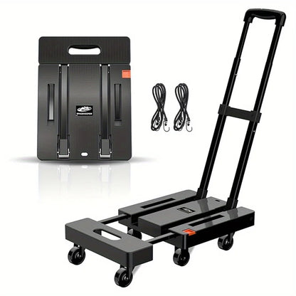Heavy Duty Folding Hand Truck 500 lbs - 6 Wheels
