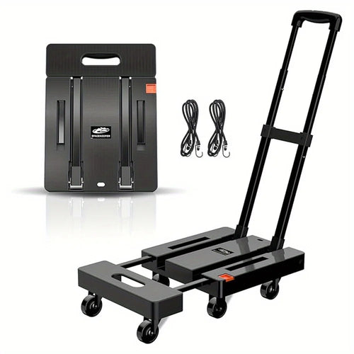 Heavy Duty Folding Hand Truck 500 lbs - 6 Wheels
