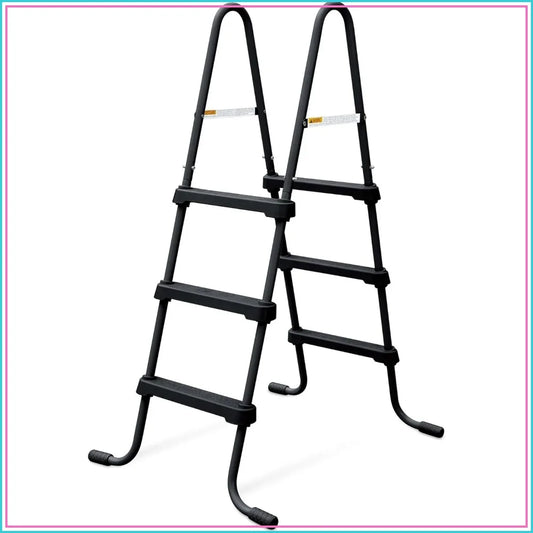 3-Step Above Ground Pool Ladder with Non-Slip Feet