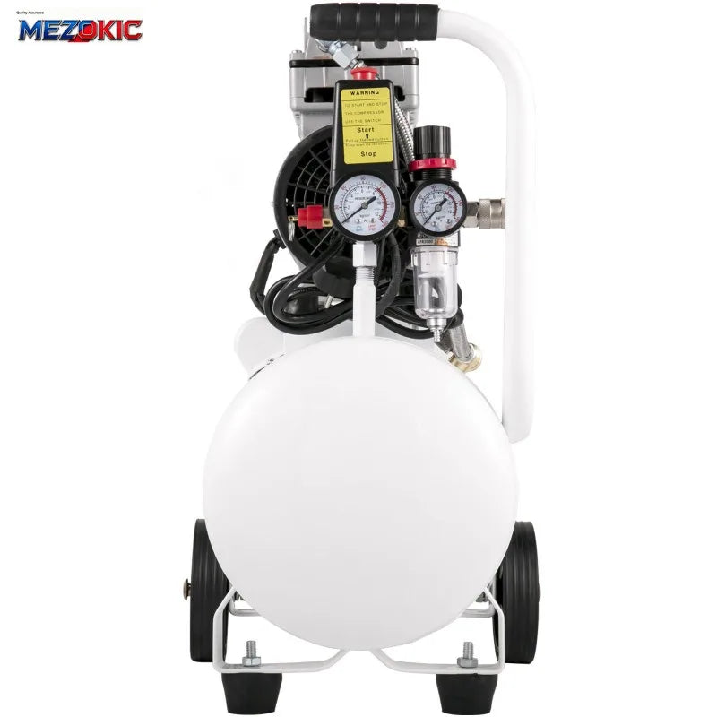 6.6 Gallon Quiet Pancake Air Compressor 115 PSI
