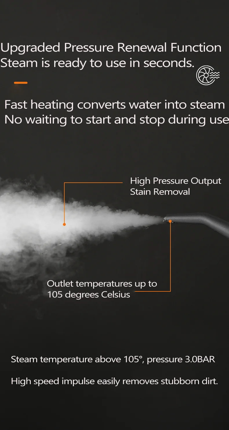 Kitchen oil stains Steam Cleaner High Temperature Disinfection Air Conditioning Kitchen Range Hood Machines cleaning machine