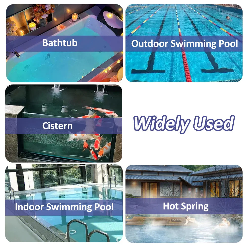 Pool Thermometer Wireless, Digital Pool Thermometer Floating With Remote Temperature Receiver