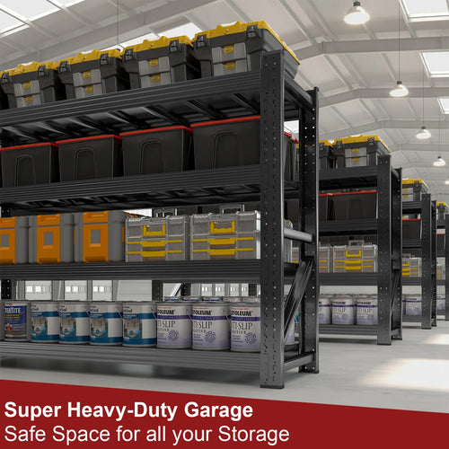 Garage Shelving 6000 lbs Heavy Duty, 4/5 Tier