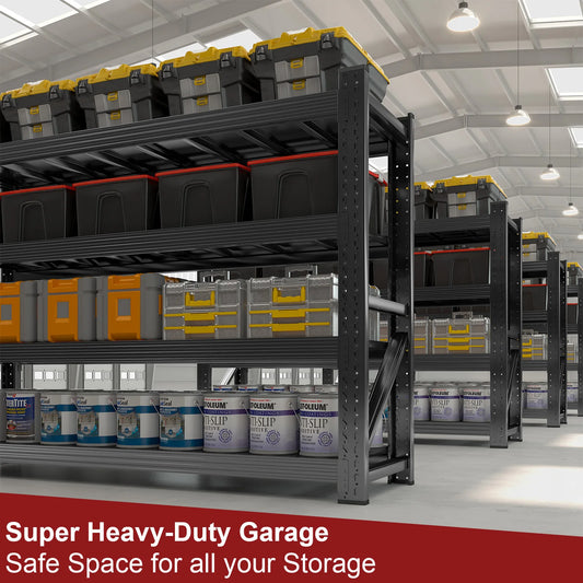 Garage Shelving 6000 lbs Heavy Duty, 4/5 Tier
