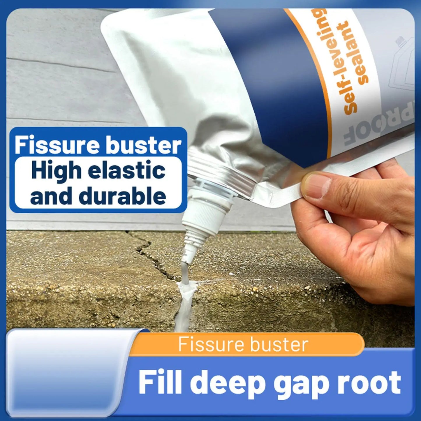 Liquid Concrete Crack Filler 500ml - Penetrating Sealant
