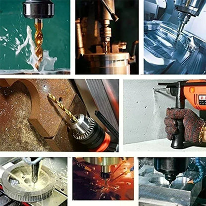 Titanium Coated HSS Drill Bit Set (50/100 Pcs)