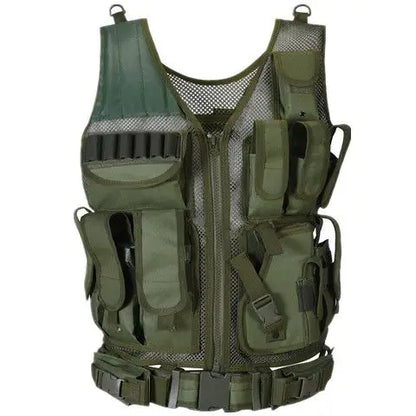 Tactical Security Vest - Adjustable Molle Combat
