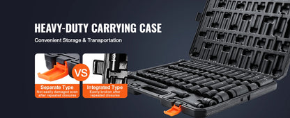 1/2" Drive Impact Socket Set - Cr-V Alloy Steel