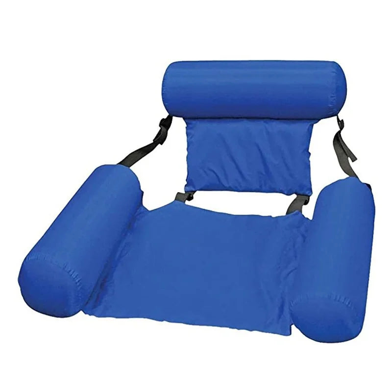 1PC Inflatable Floating Hammock Aquatic Pool Inflatable Mat Lounger Sofa Water Sports Toys Pool Toys for Summer Pool Accessories