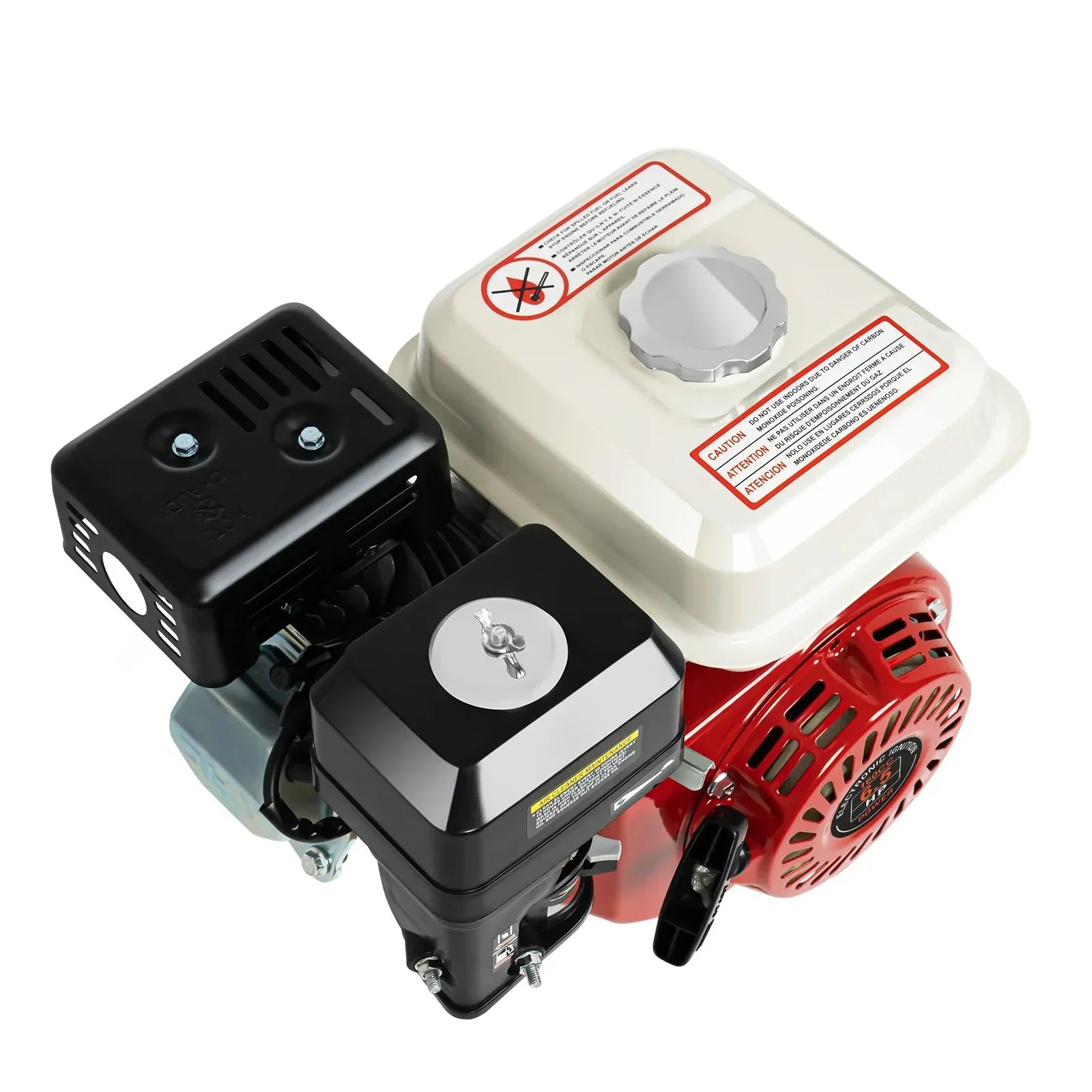 6.5HP 4-Stroke Gas Engine for Honda GX160 OHV  Pull Start  Air Cooling System 200cc