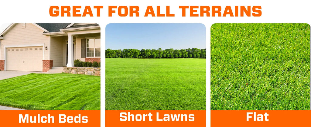 Self Propelled Lawn Mower Gas Powered 163cc 4-Cycle Engine Rear Wheel Drive Variable Speed 6 Height Adjustments