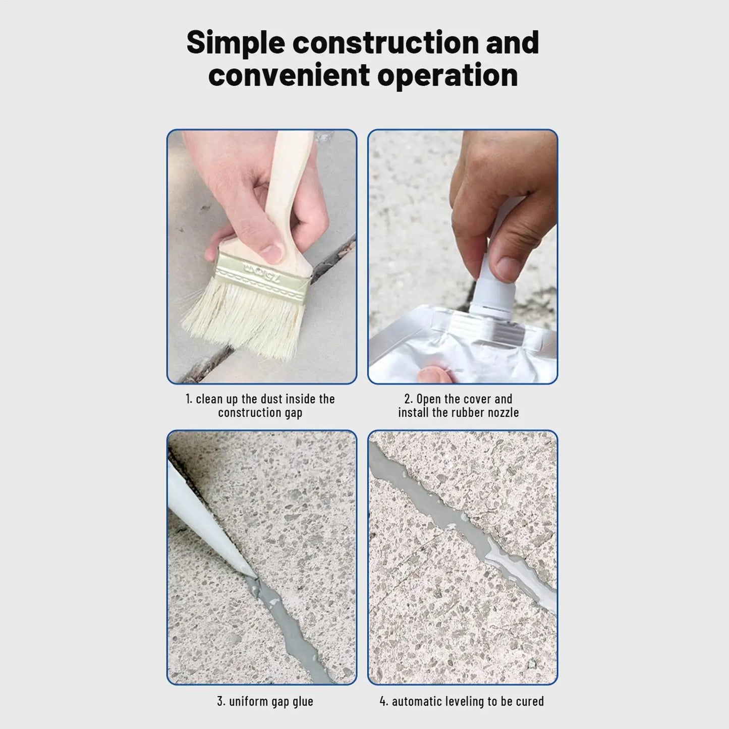 Liquid Concrete Crack Filler 500ml - Penetrating Sealant