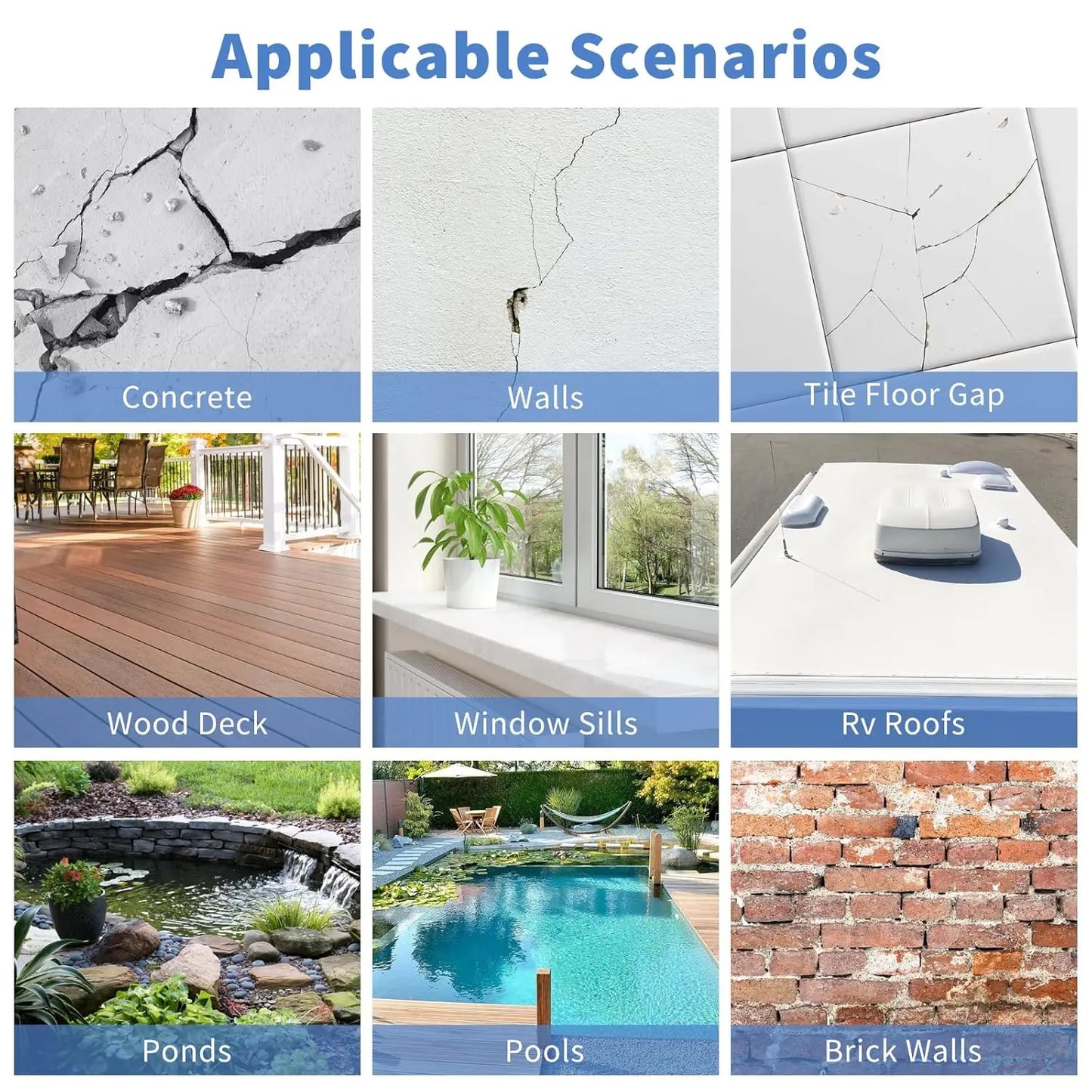 Crystal Clear Waterproof Sealant - Anti-Leak Coating