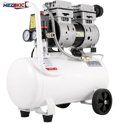 6.6 Gallon Quiet Pancake Air Compressor 115 PSI