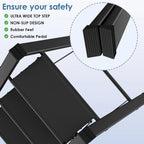 2-3-4 Step Ladder Aluminum Lightweight Folding Step Stool Wide Anti-Slip Pedal 150kg load Household Office Portable Stepladder