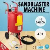 Sand Blaster 10Gal Portable Air Sandblaster 125Psi Pressure Sand Blasting Kit for Special Surface Treatment of Material