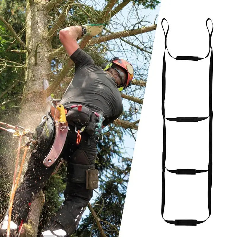 Boat Rope Ladder Portable Rope Boat Ladder Folding Tree Ladder Toy Climb Sticks Equipment Tool Lightweight Multifunctional