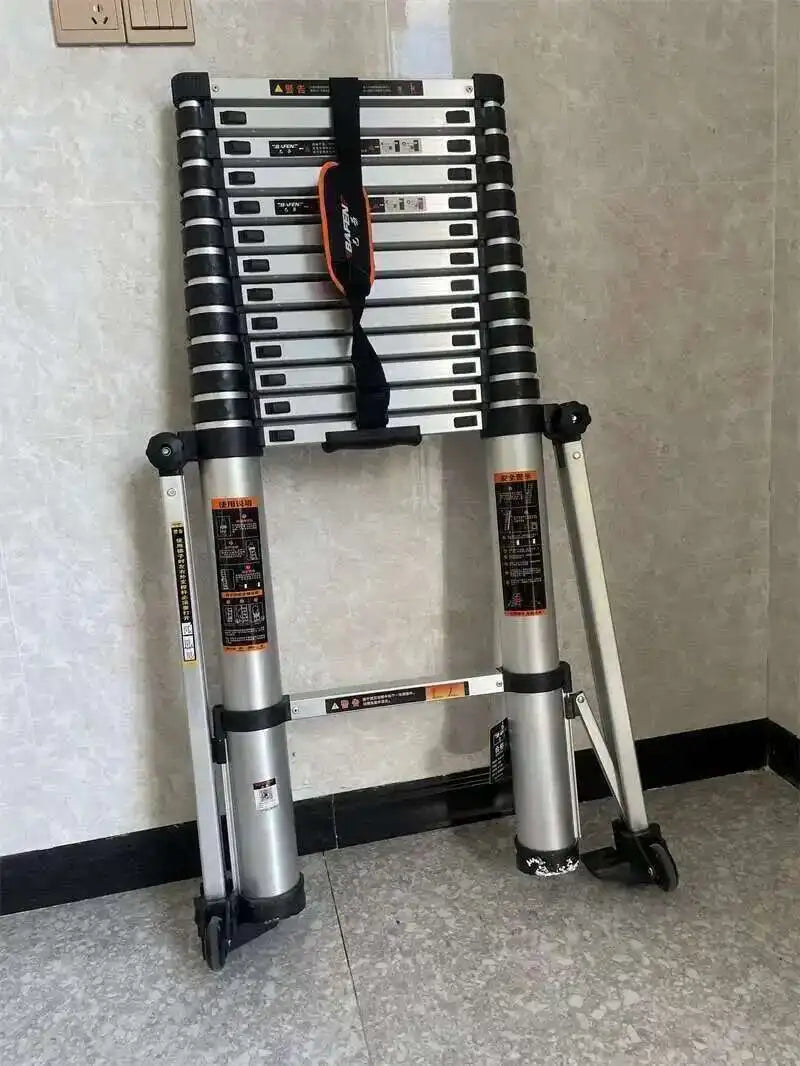 Aluminum Alloy Multifunction Telescopic Ladders Household Folding Herringbone Ladder Safety Engineering Ladders Lift Stairs