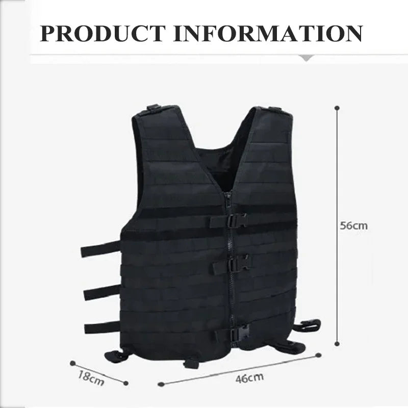 Molle Tactical Utility Vest - Airsoft & Fishing