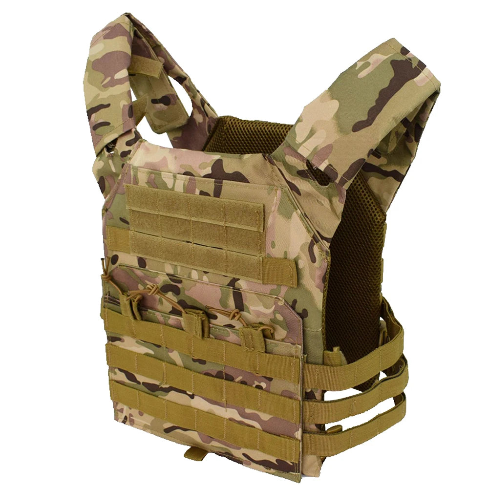 Lightweight JPC Plate Carrier Vest - Waterproof Molle