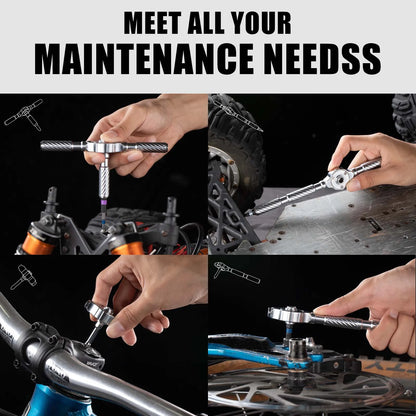 66-in-1 Ratchet Screwdriver Set with Magnetic Bits