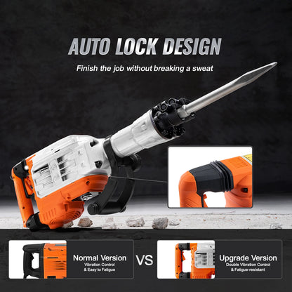 Demolition Jack Hammer 1500W-3500W with Chisels
