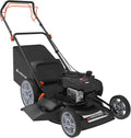 Self Propelled Lawn Mower Yard Force Briggs Stratton 150cc Engine 22-inch Deck 3-in-1 Mulch Bag Side Discharge 12-inch Wheels