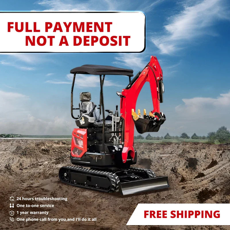Factory Outlet 1.2 Ton New Crawler Digger Kubota Stamped Shell CE/EPA Compliance Engine
