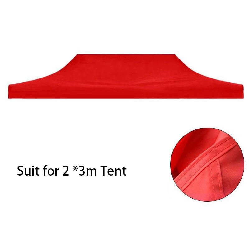 3X3M/2X2M Canopy Top Cover Replacement Four-Corner Tent Cloth Foldable Rainproof Patio Pavilion Replace Gazebo Canopy Top Cover