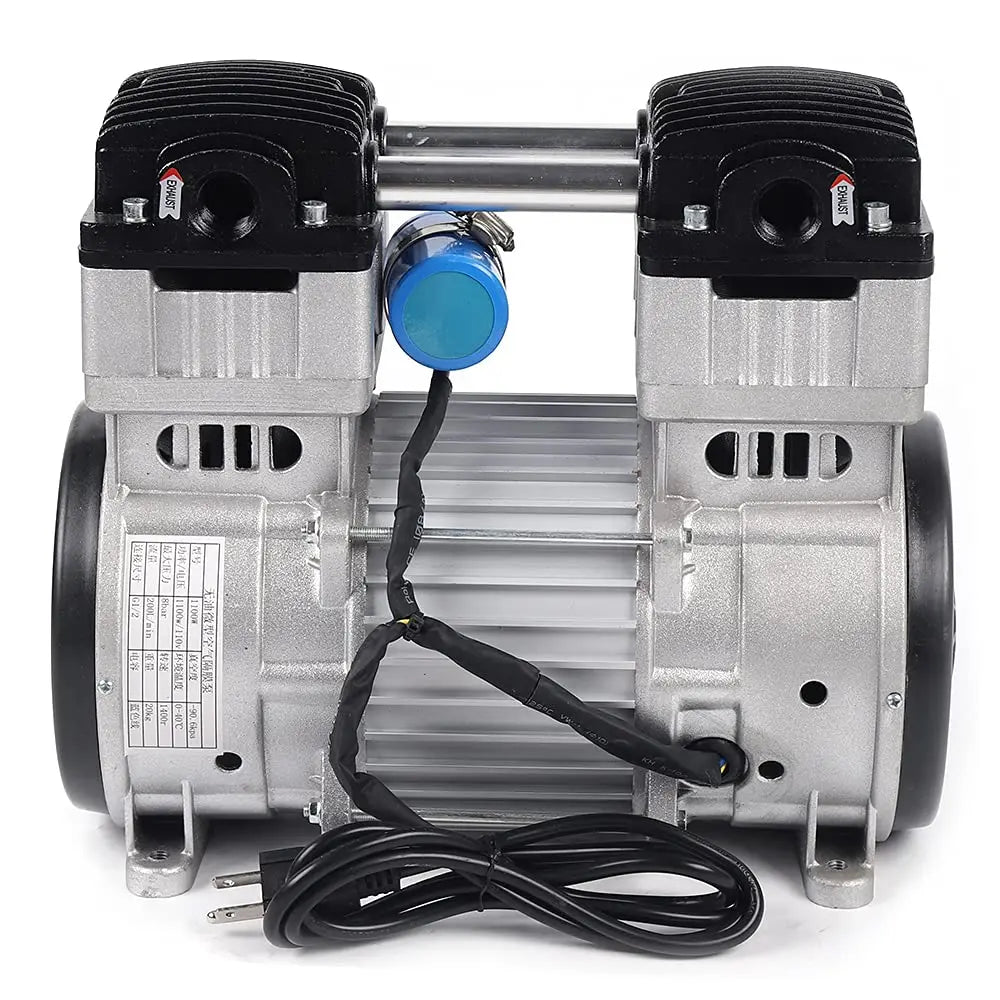 Oil-Free Vacuum Pump 7CFM 1100W - Quiet Piston