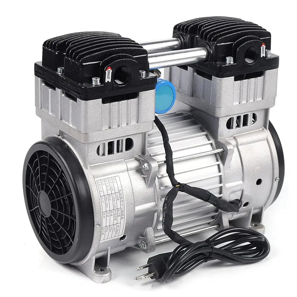 Oil-Free Vacuum Pump 7CFM 1100W - Quiet Piston