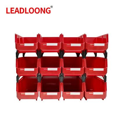 12-Piece Parts Bin Organizer Set 8x5x4"
