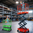 Scissor Lifter 300KG Elevated Work Platform 3m, 3.9m, 4m Self Propelled Scissor Mobile Electric Lift Platforms for Sale