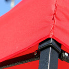 2.9*2.9M Canopy Top Cover Replacement Four-Corner Tent Cloth Foldable Rainproof Patio Pavilion Replace Gazebo Canopy Top Covers