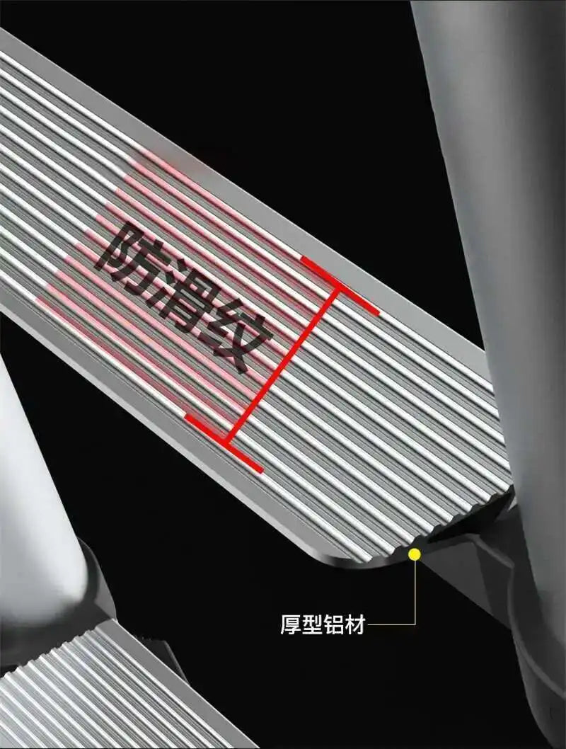 Aluminum Alloy Multifunction Telescopic Ladders Household Folding Herringbone Ladder Safety Engineering Ladders Lift Stairs