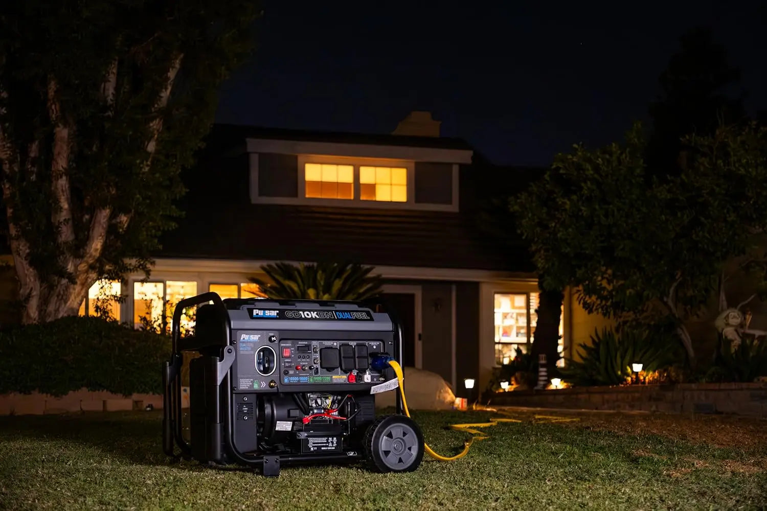 10500W Dual Fuel Portable Inverter Generator for Residential and Camping Use GD10KBN