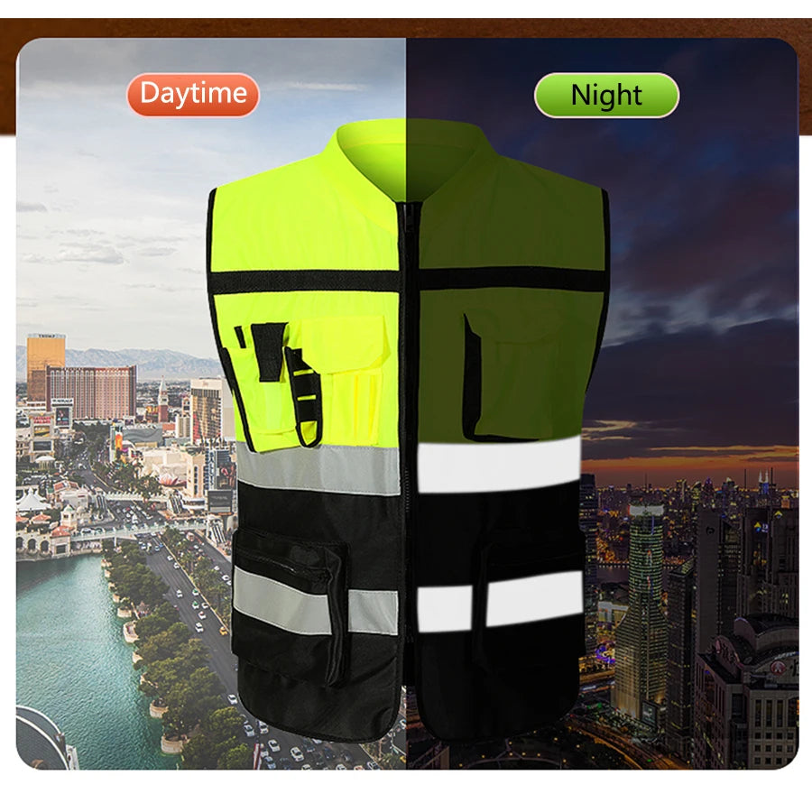 Adjustable Night Safety Vest - Running & Biking