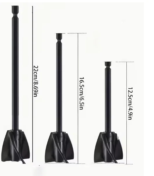 3-Pack Epoxy Resin & Paint Mixer Paddle - Hex Shank