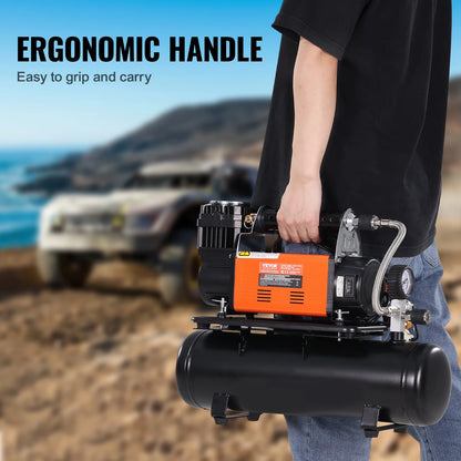12V Heavy-Duty Offroad Tire Inflator with Digital Gauge