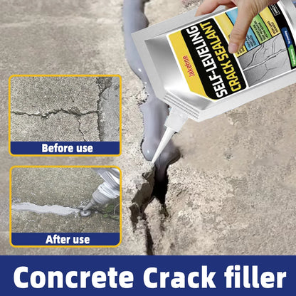 Self-Leveling Concrete Crack Filler - Waterproof