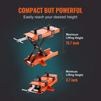 Motorcycle Lift 1100 LBS Motorcycle Scissor Lift Jack with Safety Pin Steel Motorcycle Jack Hoist Stand for Motorbike