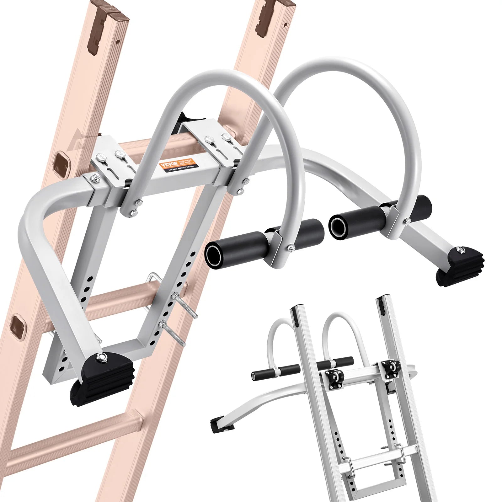 Ladder Stabilizer 2in1 Extension Wall Ladder Standoff Hook Roof Ridge Ladder Accessories Both Horizontally Vertically